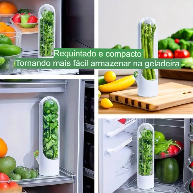 Cápsula de Conservação de Ervas e Vegetais